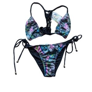 Women's Colombian 🇨🇴 Tropical Print Swimsuit Set